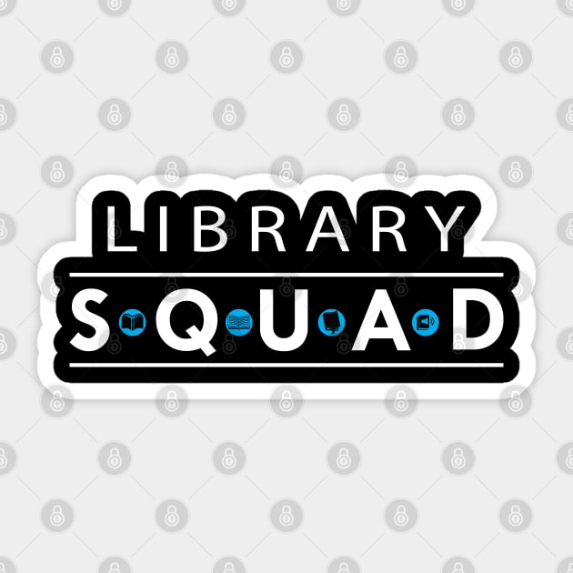 Library Squad Sticker by KC Happy Shop